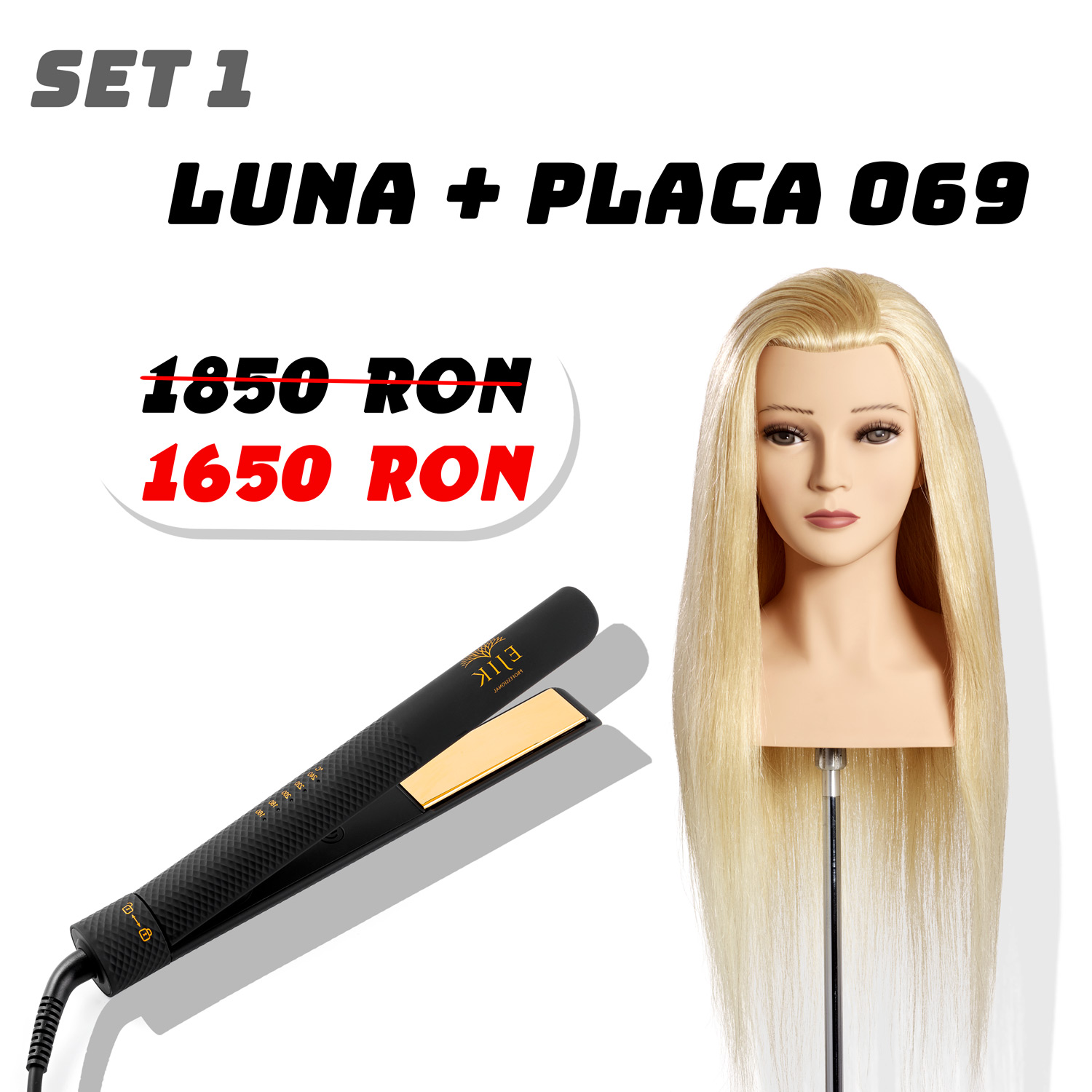 1 Super set Cap Manechin Luna OMC + Placa de Indraptat EJIK Professional v069