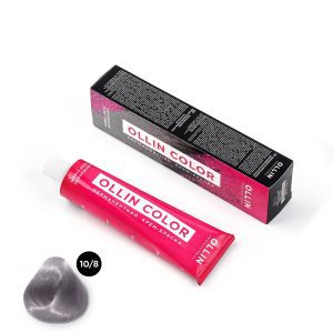 Vopsea de păr - Vopsea-Crema Permanenta OLLIN COLOR, 100 ml, 10/8 Blond Deschis Perla