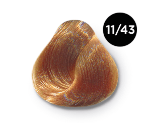 Vopsea de păr - Vopsea-Crema Permanenta OLLIN COLOR, 100 ml, 11/43 Blond Special Auriu Cenusiu