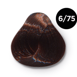 Vopsea de păr - Vopsea-Crema Permanenta OLLIN COLOR, 100 ml, 6/71 Castaniu Inchis Maroniu Mahon