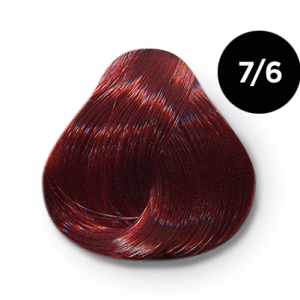 Vopsea de păr - Vopsea-Crema Permanenta OLLIN COLOR, 100 ml, 7/6 Castaniu Maroniu Rosu
