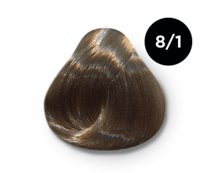 Vopsea de păr - Vopsea-Crema Permanenta OLLIN COLOR, 100 ml, 8/1 – Castaniu Deschis Cenusiu