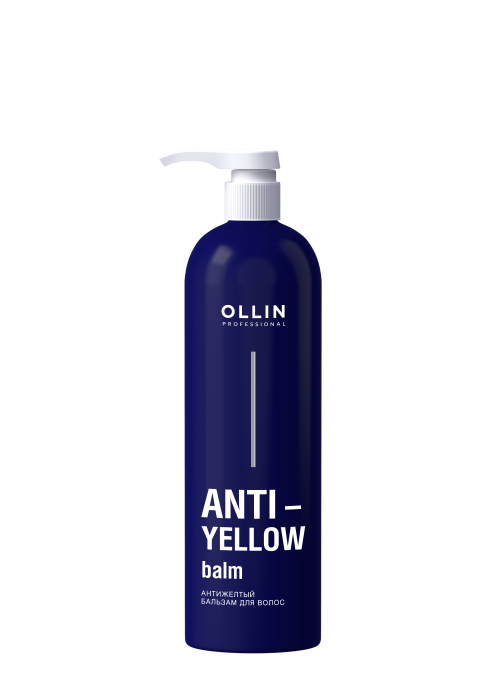 Produse îngrijire păr - Set par, OLLIN ANTI-YELLOW, 500ml, Sampon & Balsam, Anti Galben