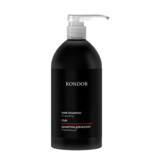 Produse profesionale păr bărbați - Sampon Profesional pentru Barbati, KONDOR CHILI, 750ml, cu extract de Chili, curatare intensa a sebumului