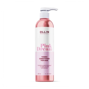 Produse profesionale par - Produse pentru coafor - Balsam Profesional Nuantator, OLLIN PINK DREAM, 500ml, Nuanteaza Rose