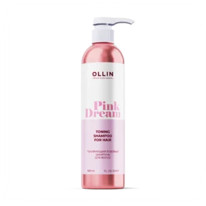 Produse profesionale par - Produse pentru coafor - Sampon Profesional Nuantator, OLLIN PINK DREAM, 500ml, Nuanteaza Rose